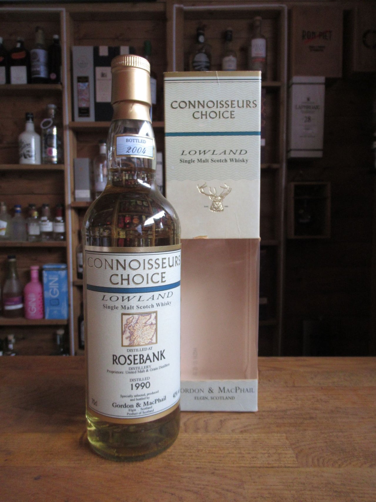 Rosebank 1990 14 year old Gordon and MacPhail Connoisseurs Choice 70cl 40%