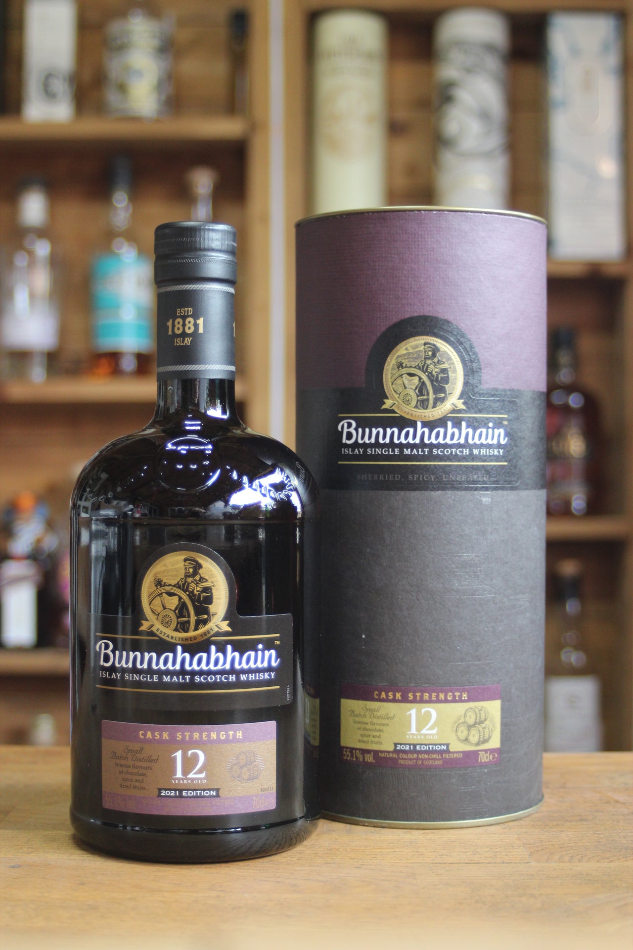 Bunnahabhain Cast Strength 12 Year Old 2021 Edition 70cl 55.1% Vol