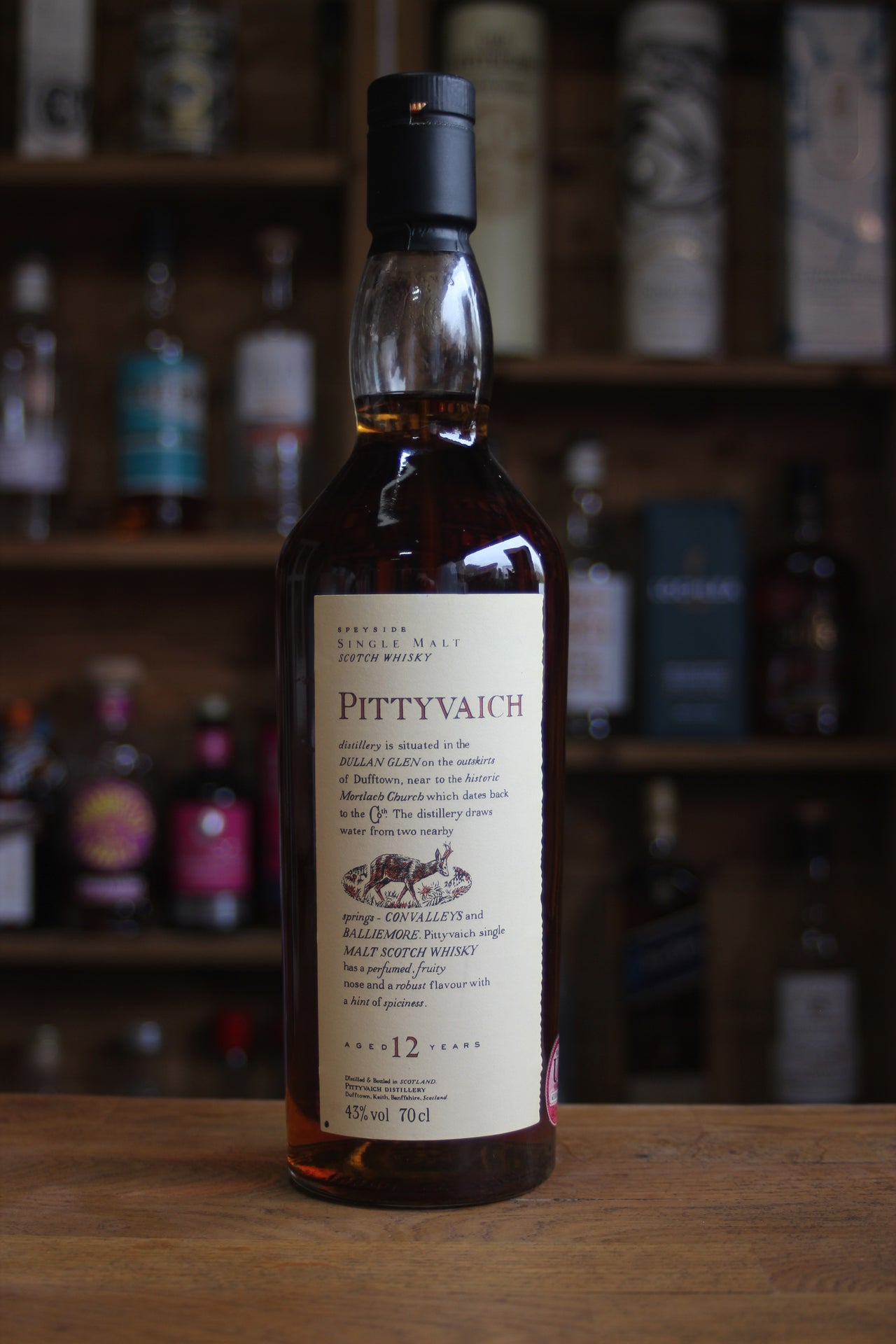 Pittyvaich 12 Year Old Flora and Fauna 70cl 43%