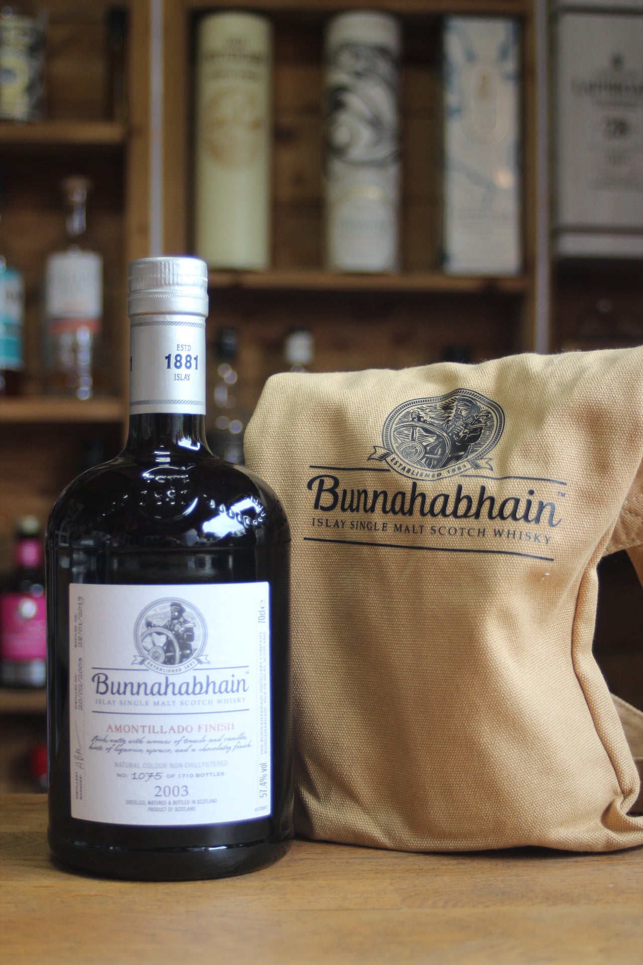 Bunnahabhain Amontillado Finish 2003 70cl 57.4% Vol