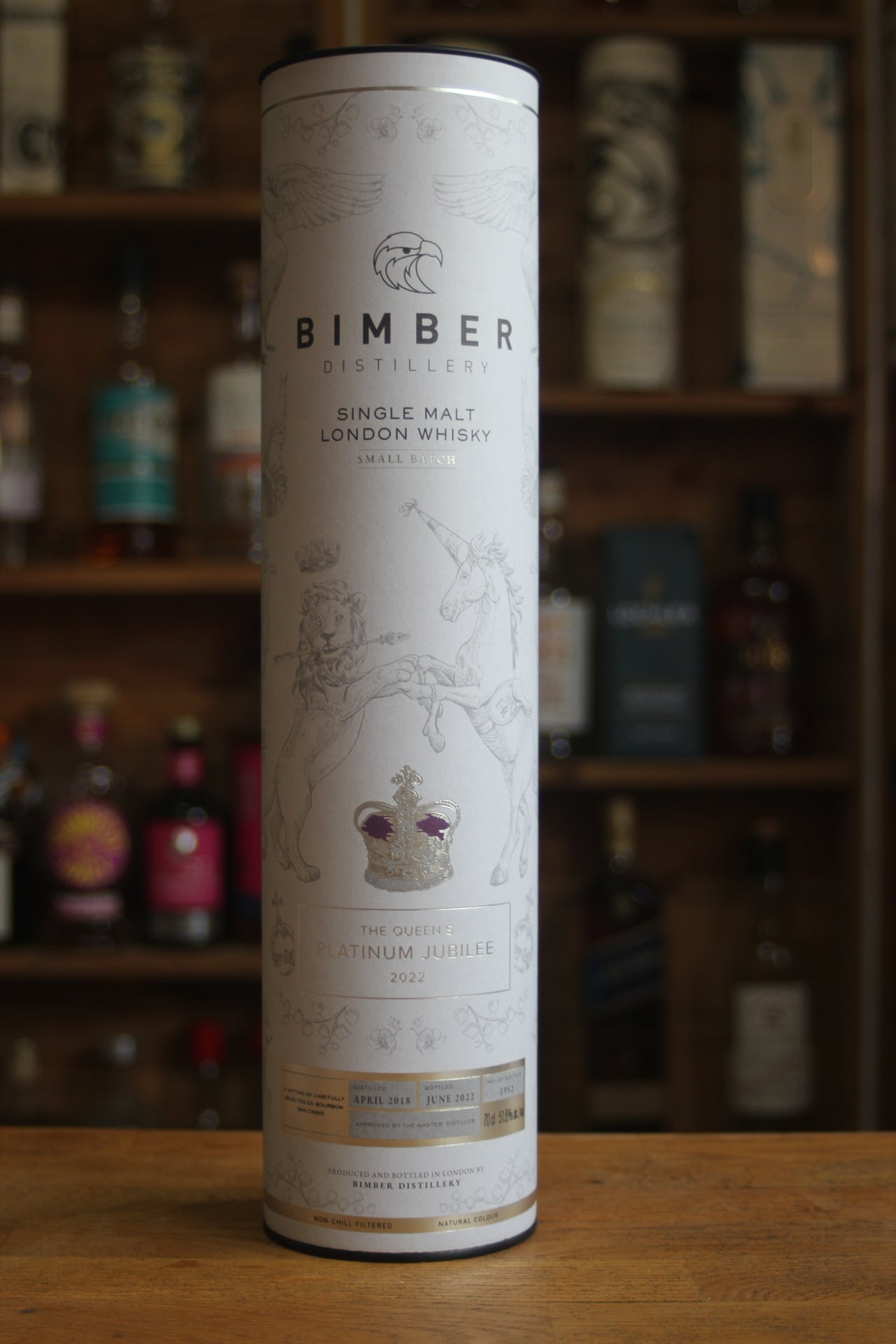 Bimber Distillery The Queens Platinum Jubilee 2022 70cl 51.8% Vol