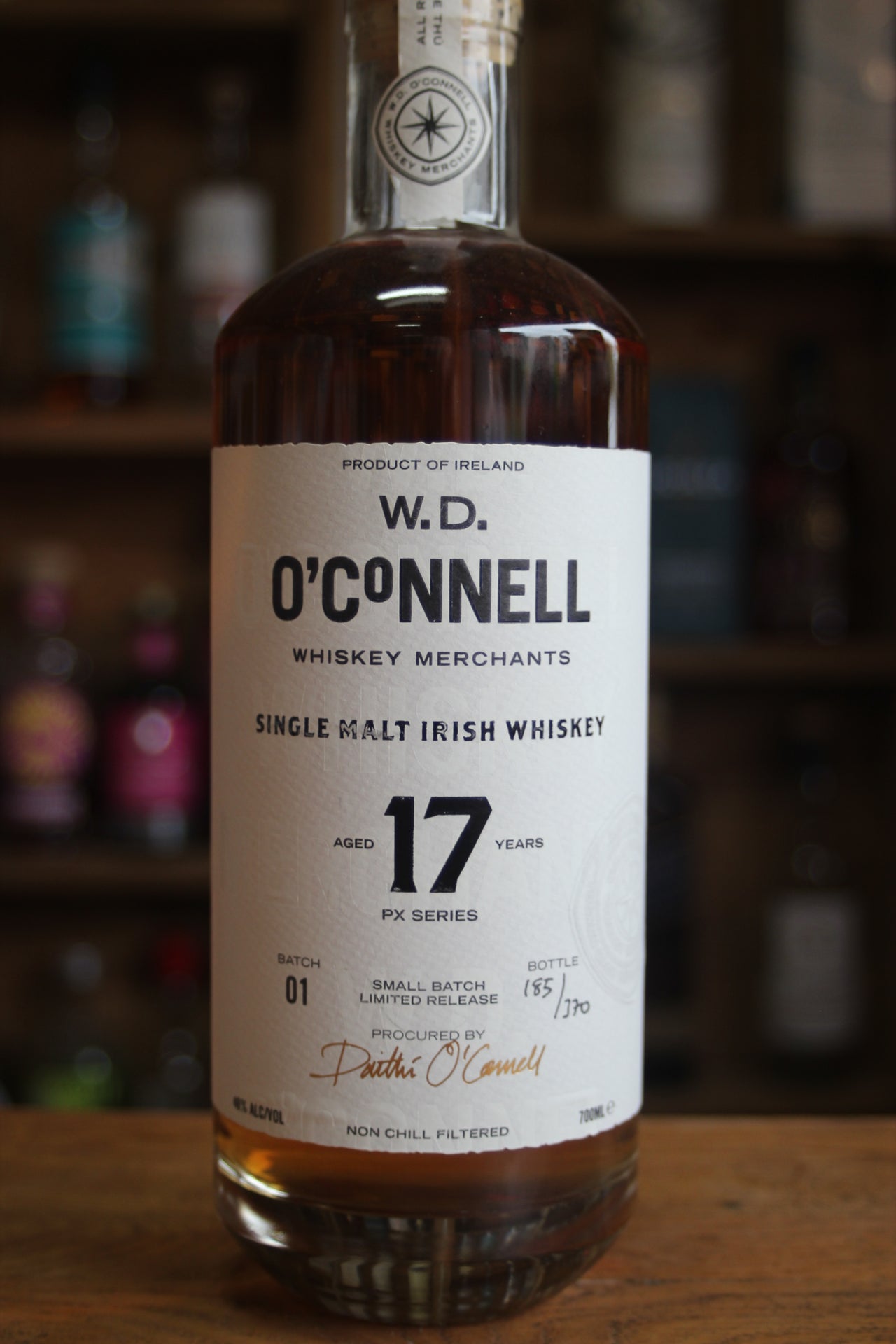 W.D O'Connell aged 17 70cl 46% Vol