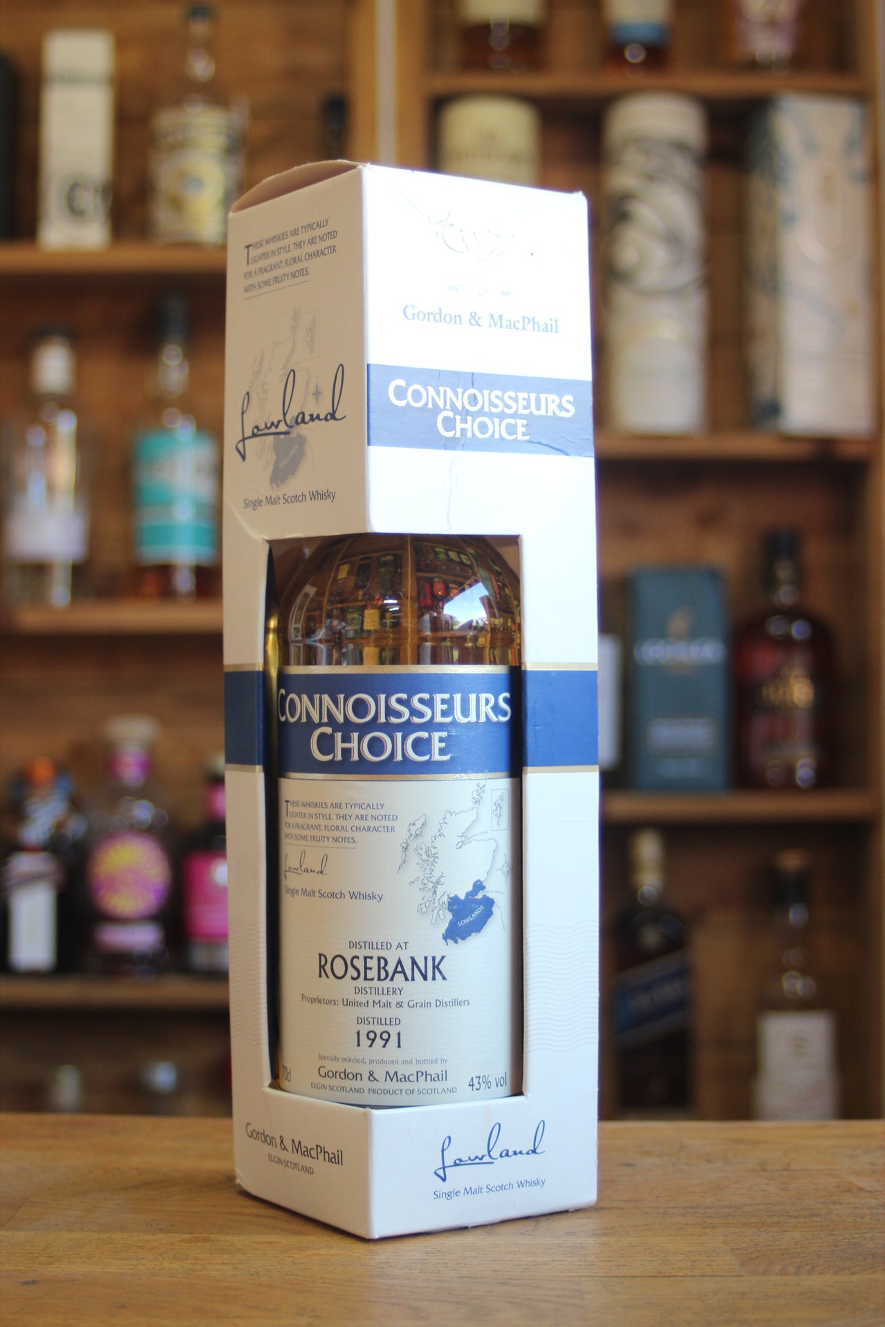 Rosebank 1991 17 year old Gordon and MacPhail Connoisseurs Choice 70cl 40%