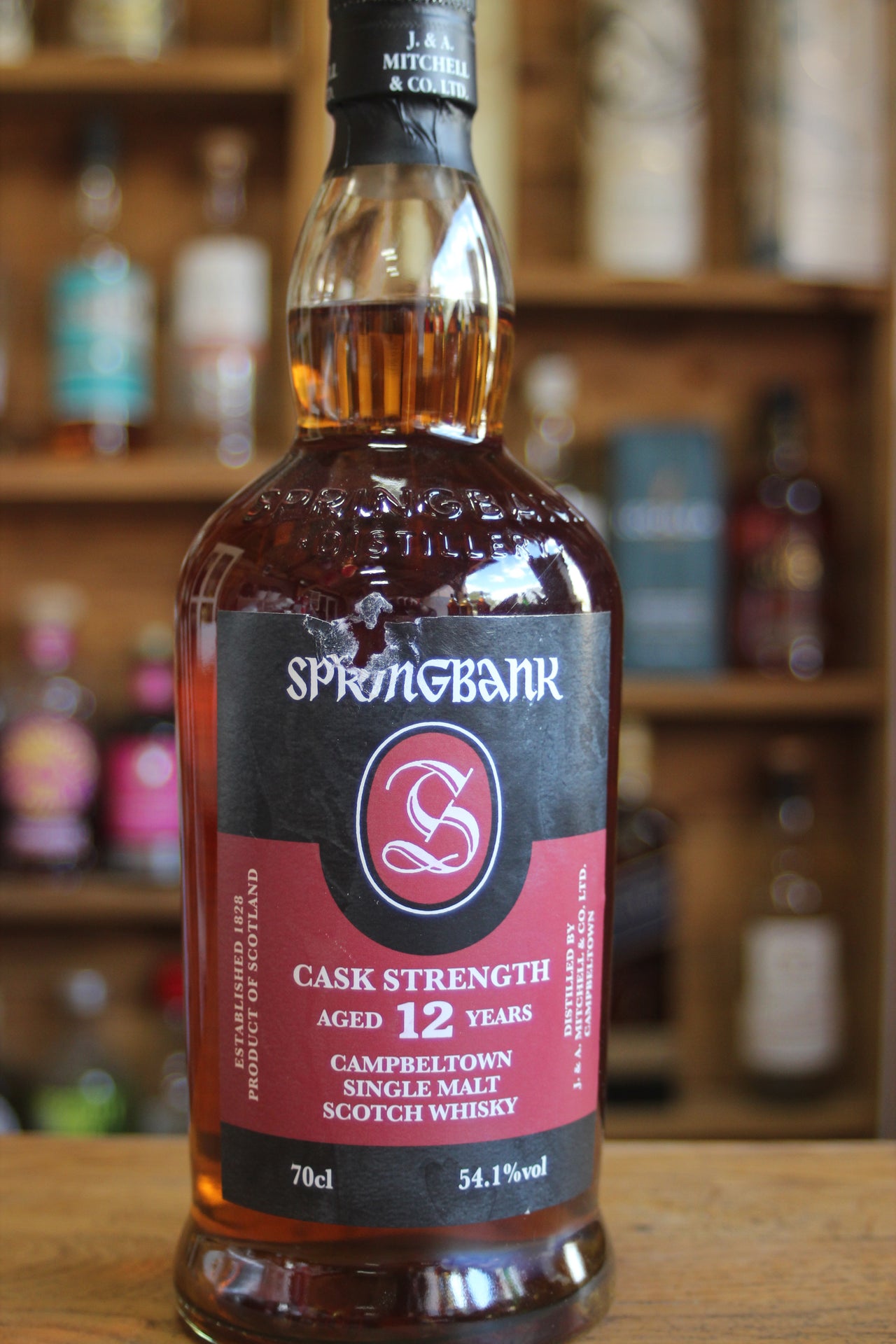 Springbank Cask Strength 12 Year Old 70cl 54.1% (2023 Release) - Damaged Label