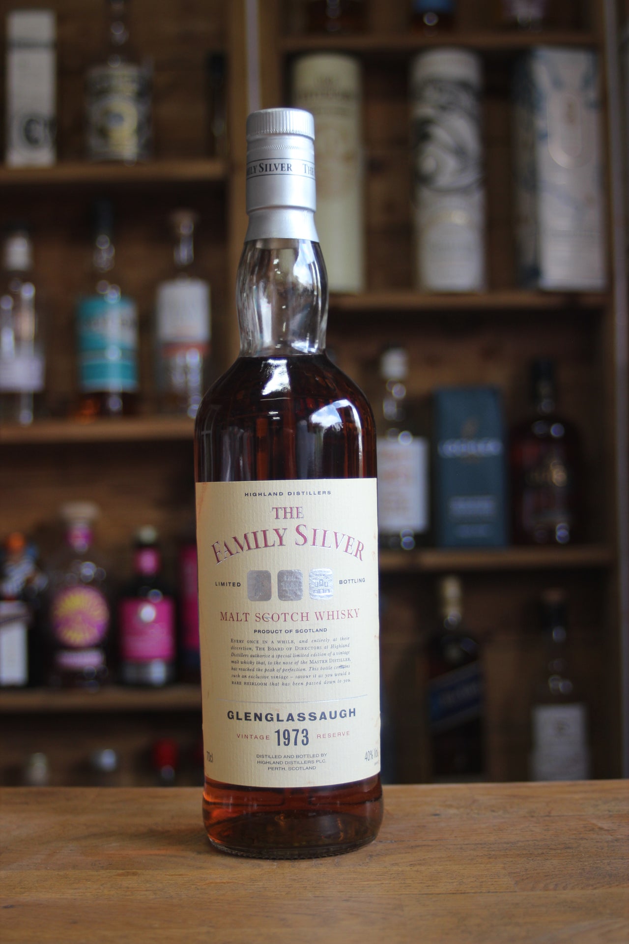 1973 Glenglassaugh The Family Silver 70cl 40%