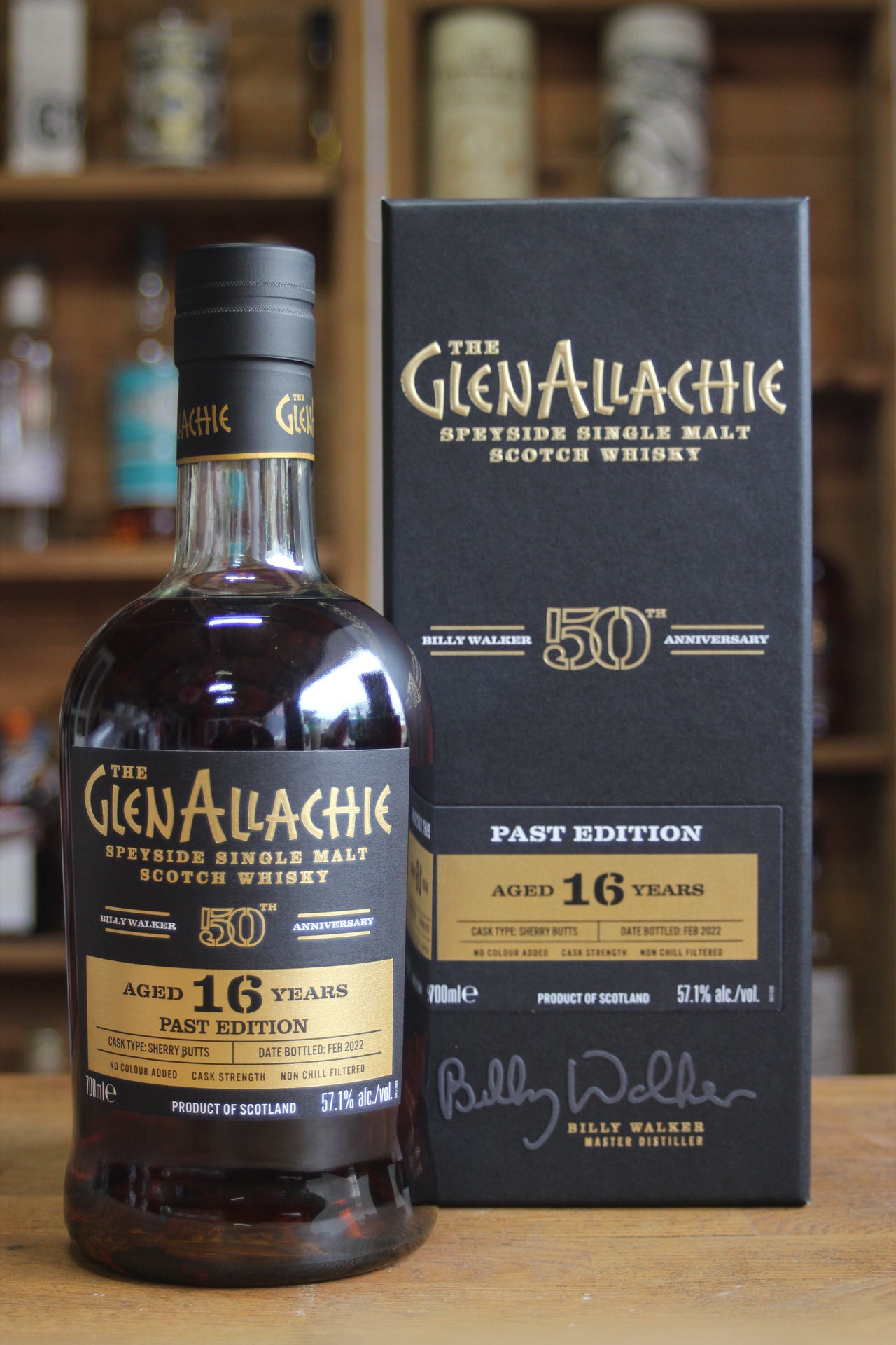 The GlenAllachie Billy Walker 50th Anniversary 16 Years Old 70cl 57.1% Vol