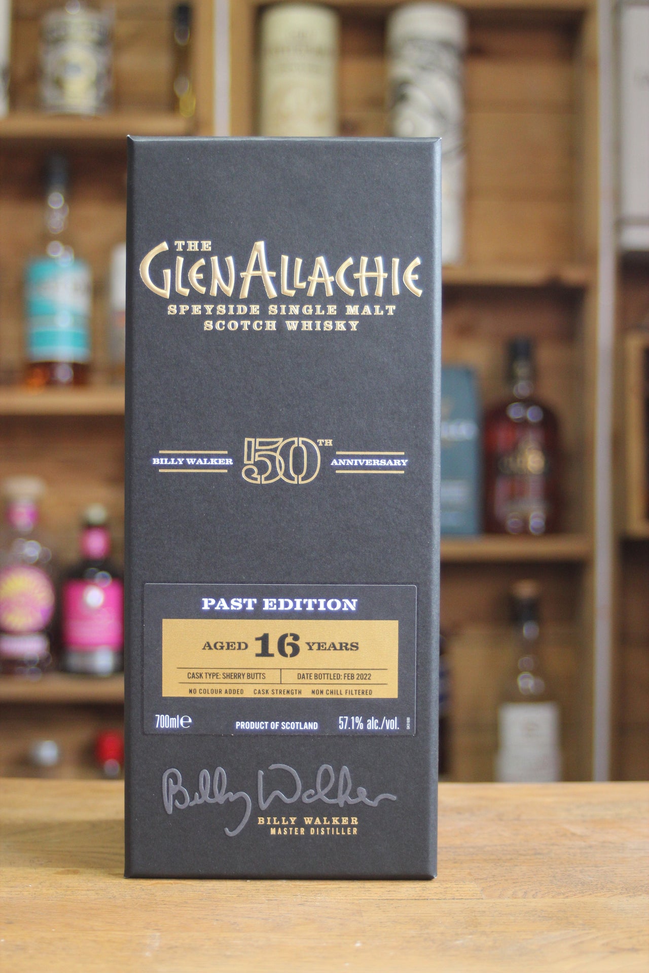 The GlenAllachie Billy Walker 50th Anniversary 16 Years Old 70cl 57.1% Vol