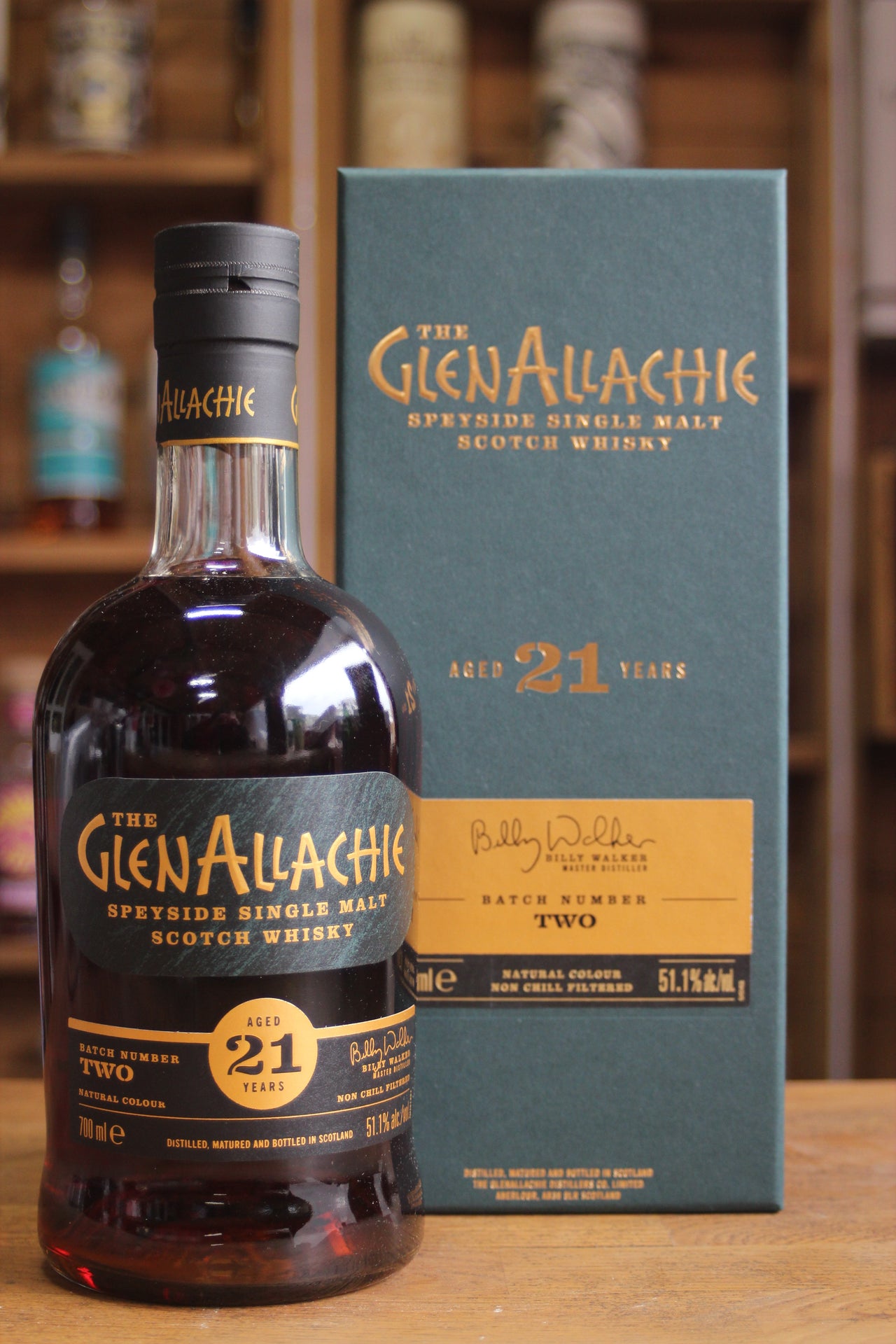 The GlenAllachie Billy Walker Batch 2 21 Years Old 70cl 51.1% Vol