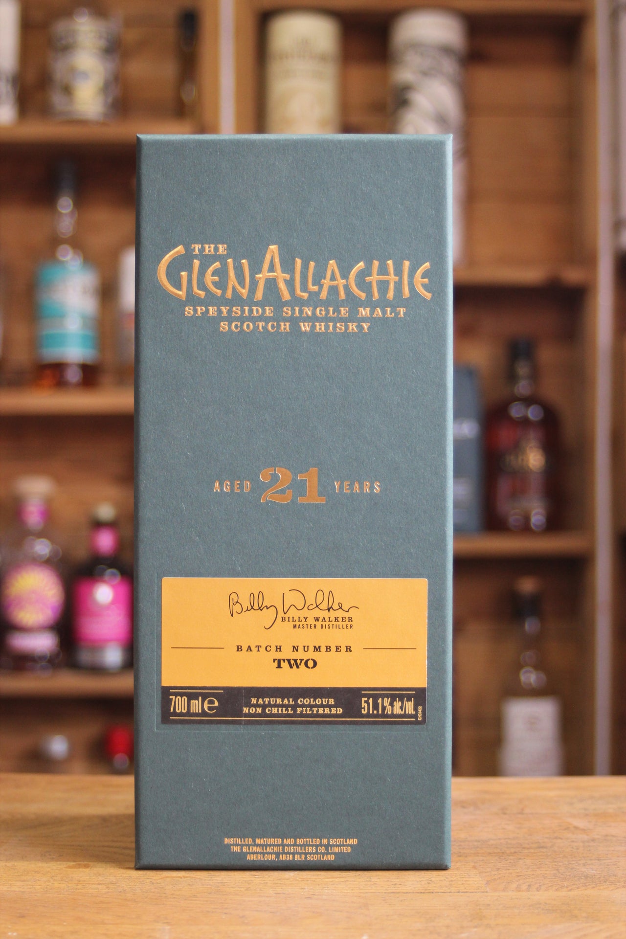 The GlenAllachie Billy Walker Batch 2 21 Years Old 70cl 51.1% Vol