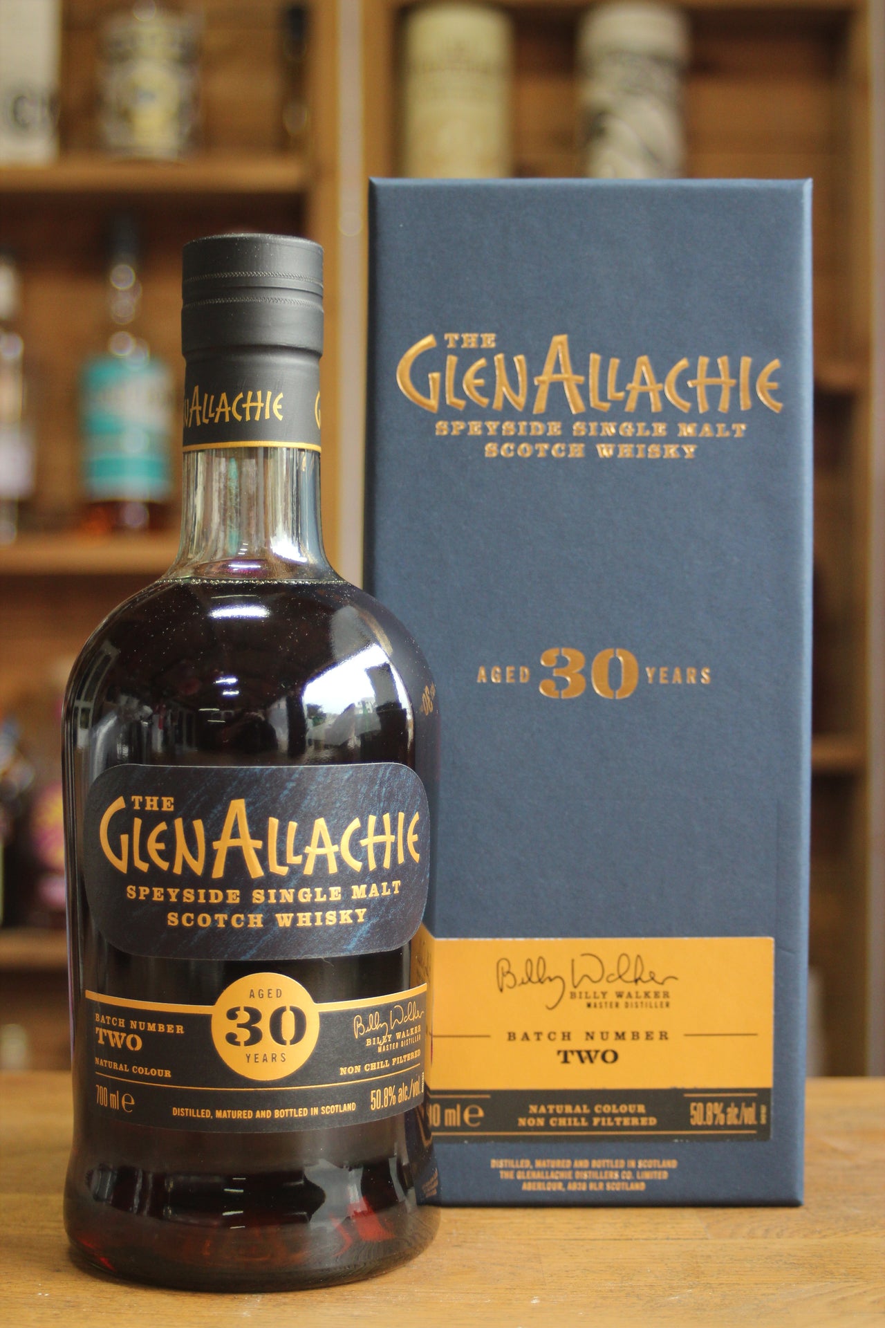 The GlenAllachie Billy Walker Batch Number 2 30 Years Old 70cl 50.8% Vol