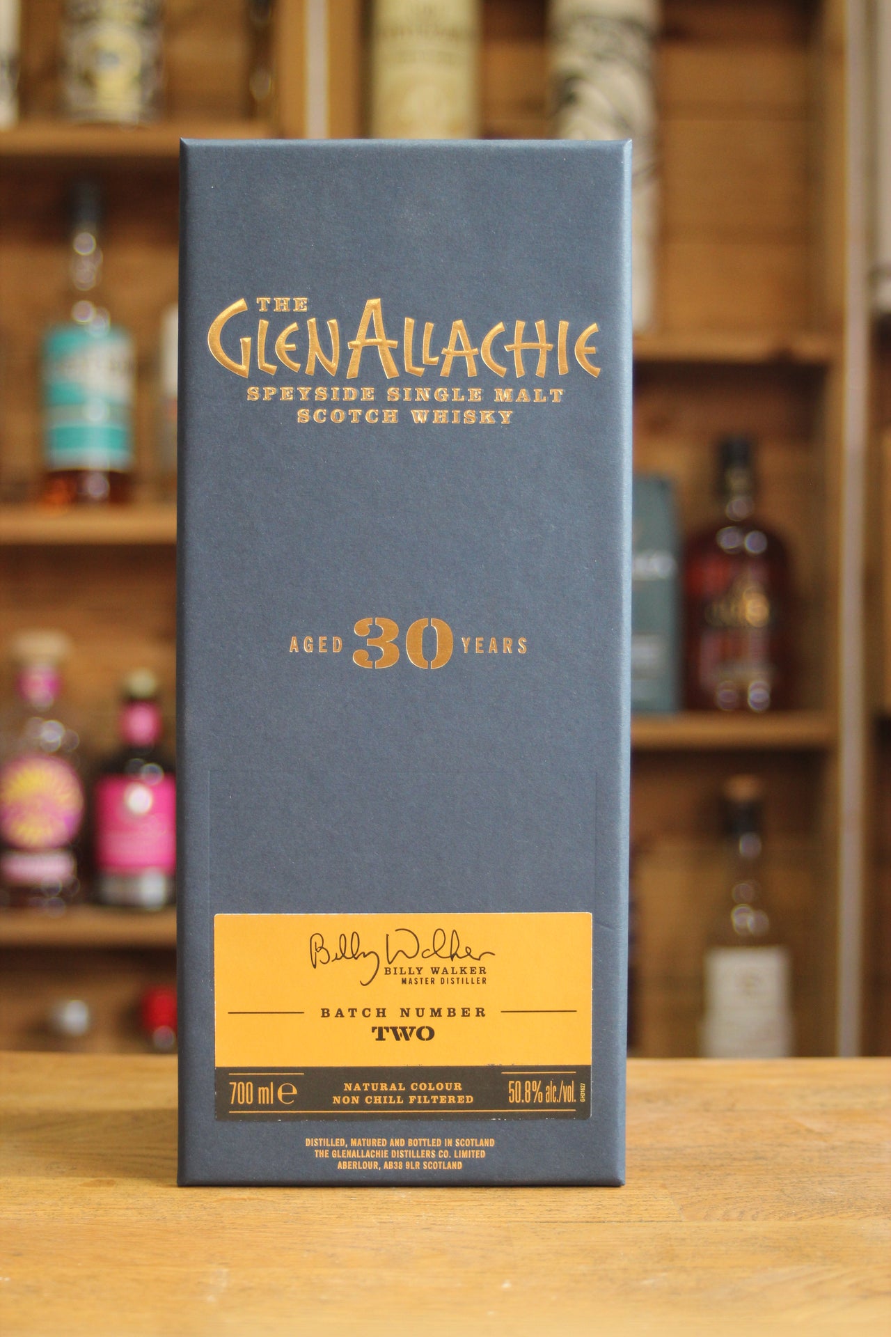 The GlenAllachie Billy Walker Batch Number 2 30 Years Old 70cl 50.8% Vol