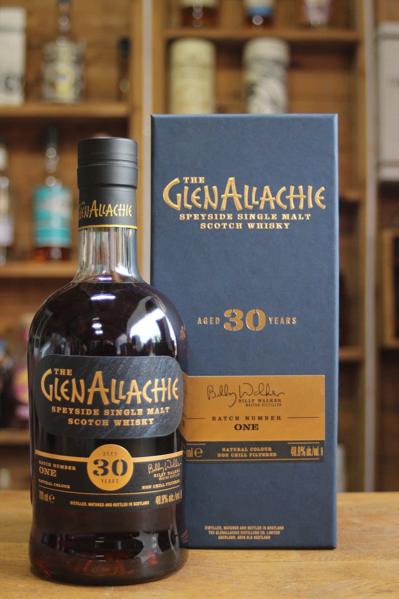 The GlenAllachie Billy Walker Batch Number One 30 Years Old 70cl 48.9% Vol
