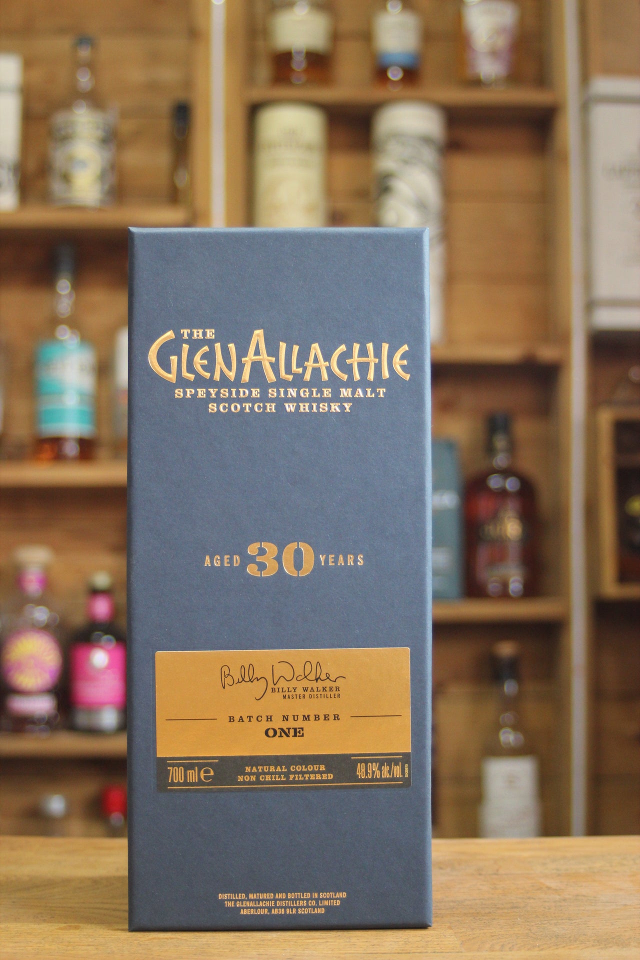 The GlenAllachie Billy Walker Batch Number One 30 Years Old 70cl 48.9% Vol