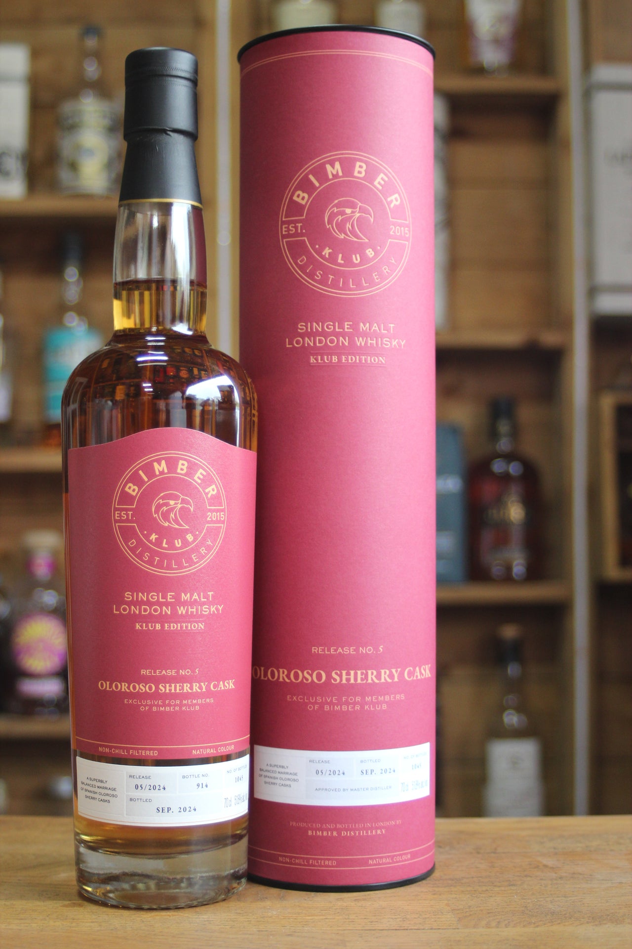 Bimber Distillery Release No.5 Oloroso Sherry Cask 70cl 51.8%